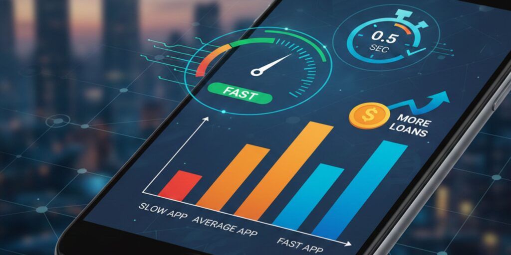 mobile app performance NBFC