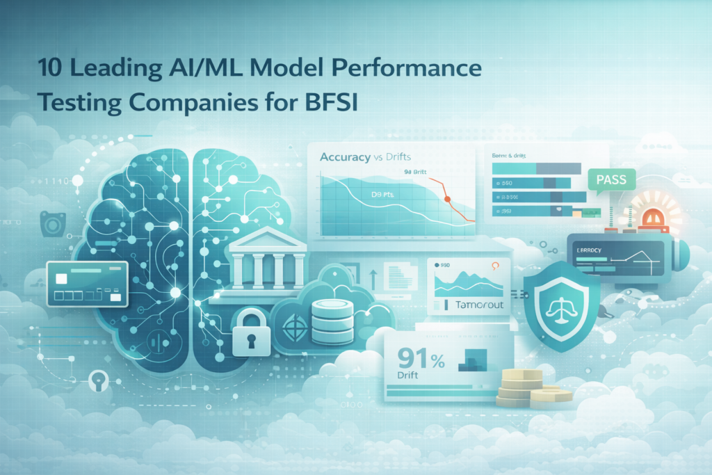 10 leading AI/ML model performance testing companies for BFSI
