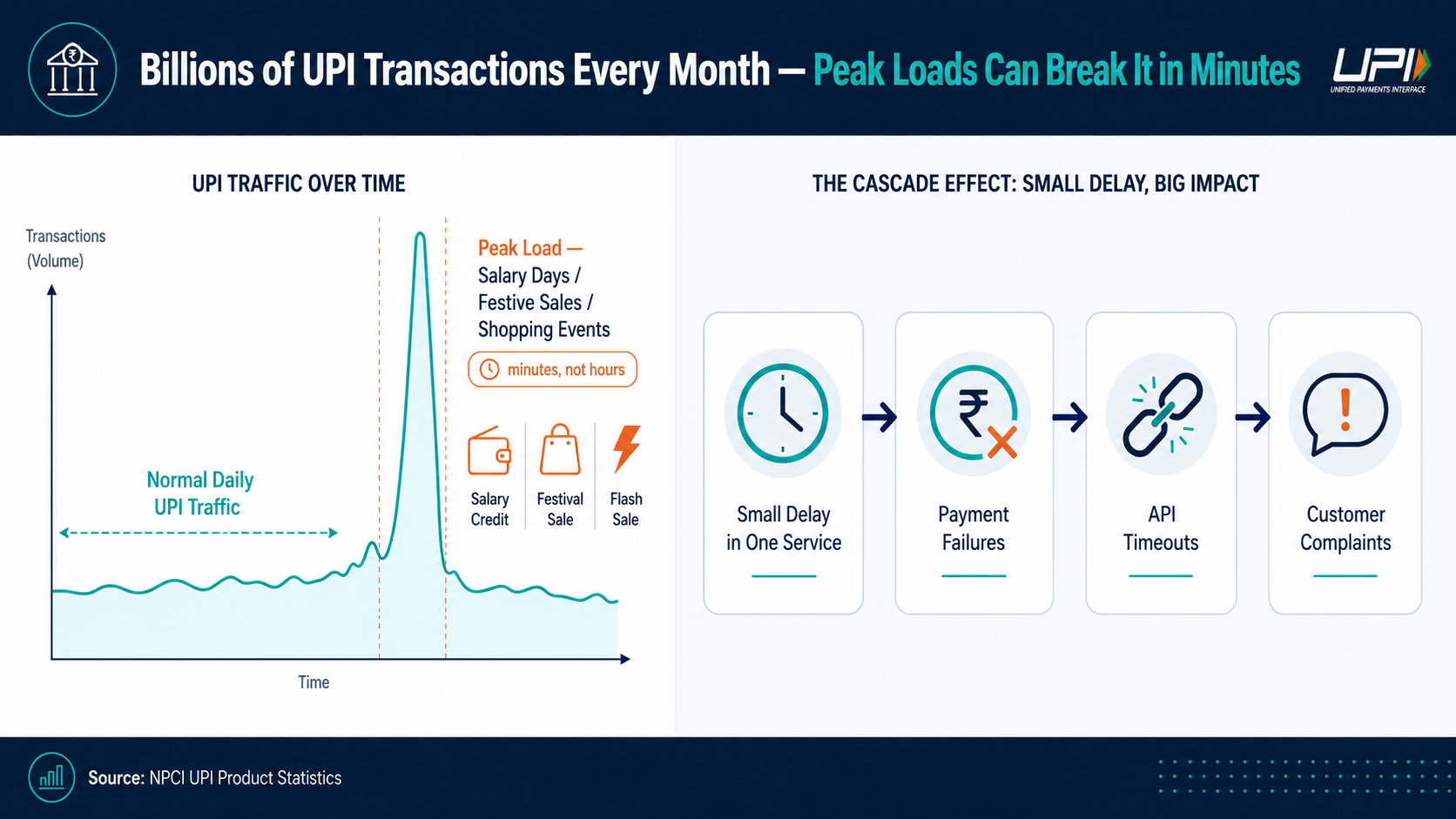 Peak Traffic load on UPI Apps